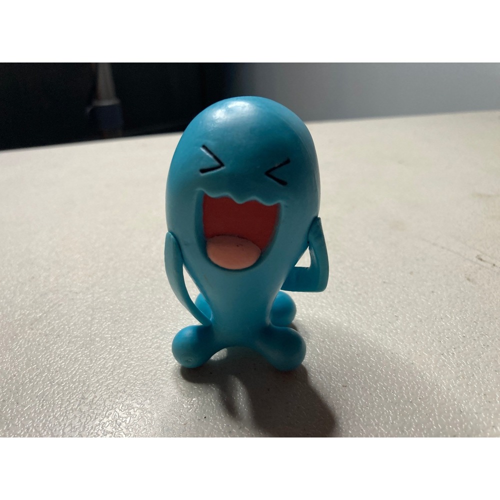 2018 Pokemon WCT Wobbuffet Battle Figure Wicked Cool Toys Blue Psychic Type Toy
